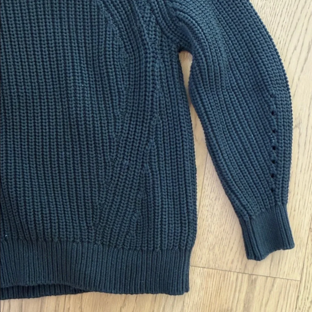Everlane Black Ribbed Knit Sweater - Picture 4 of 5